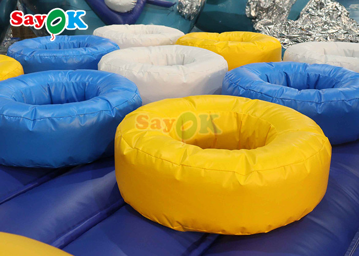 Digital Pringting Commercial Bounce House 36ft Kids Land Inflatable Obstacle Course Game Equipment