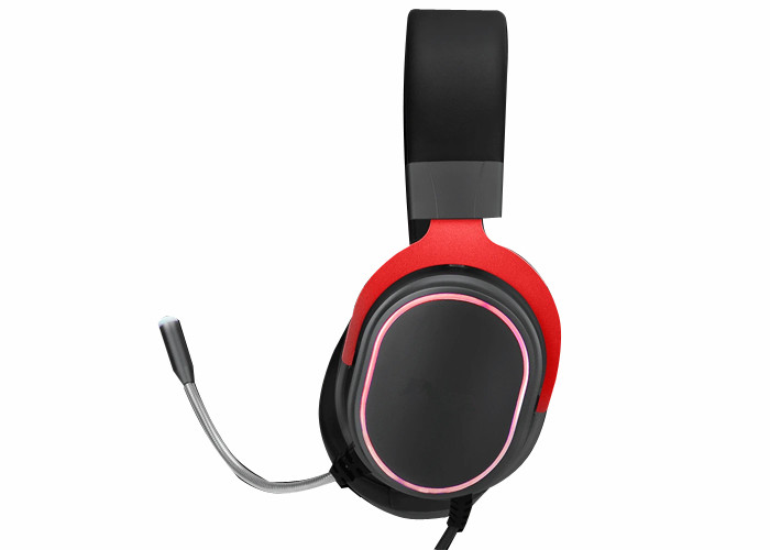Vibration Headset , Over Ear Usb Headset Steel headband