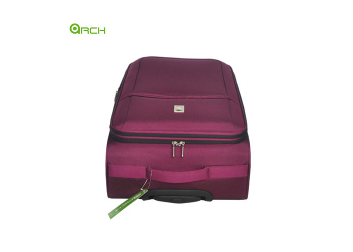 Tapestry Soft Sided Luggage with Double Detachable Spinner Wheels and Internal Trolley System