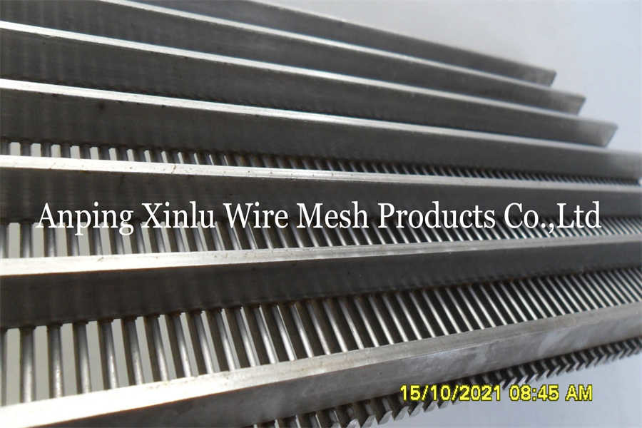 Acid Washing Wedge Wire Screen Panel with 2.5x4mm Profile and 27mm Support Rod Pitch