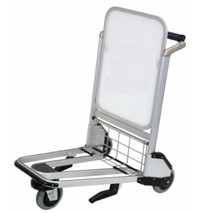 BSCI approved Brake Airport Luggage Trolley, Airport Trolley Airport Passenger Baggage Luggage Shopping Cart Trolley