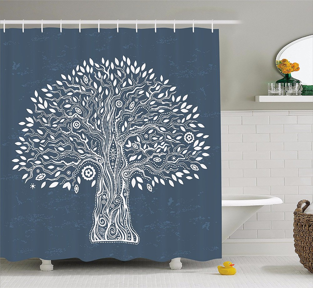 Walmart Bathroom Polyester Shower Curtain Liner for Bathroom Luxury Shower Curtain
