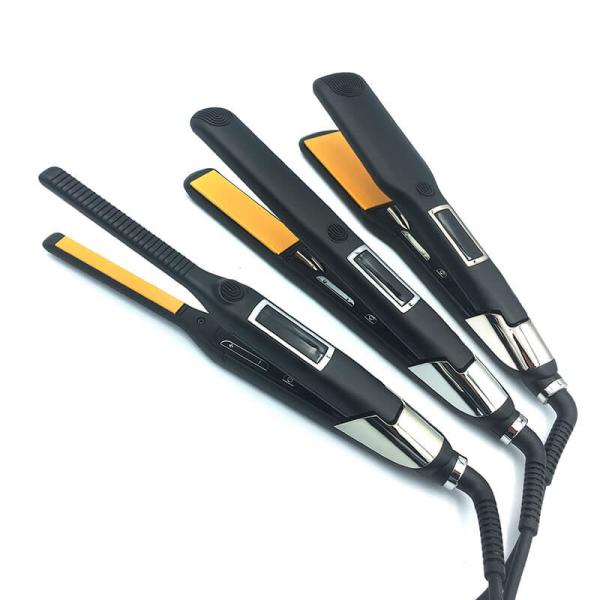 FCC Certificate 30s Heat Up 0.6 Inch Negative Ion Flat Iron Hair Straightener