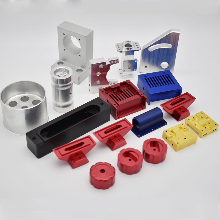 Custom multiple colour precision 6061/ 6063 aluminum parts anodized aluminum cnc machining