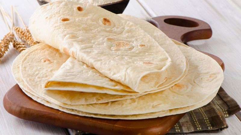 Fully Automatic Easy Operation Tortilla Production Line / Dough Making With 10 Inch Diameter Output