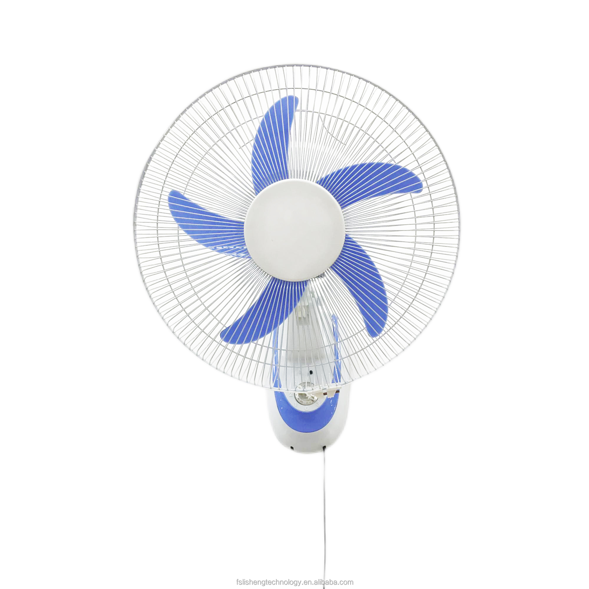 Household Solar Powered Wall Mount Fans DC 12v 16 Inch