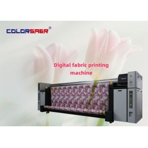 3.2m Digital Fabric Printer with Heater - CMYK Sublimation Ink