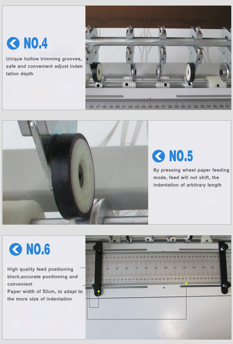 460mm Automatic Paper Creasing and Perforating Machine for Other Paper Cutting Needs