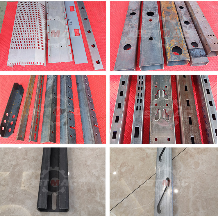 Overheating Protection Square Tube Punching Machine For 60*60mm Angle Iron Hole