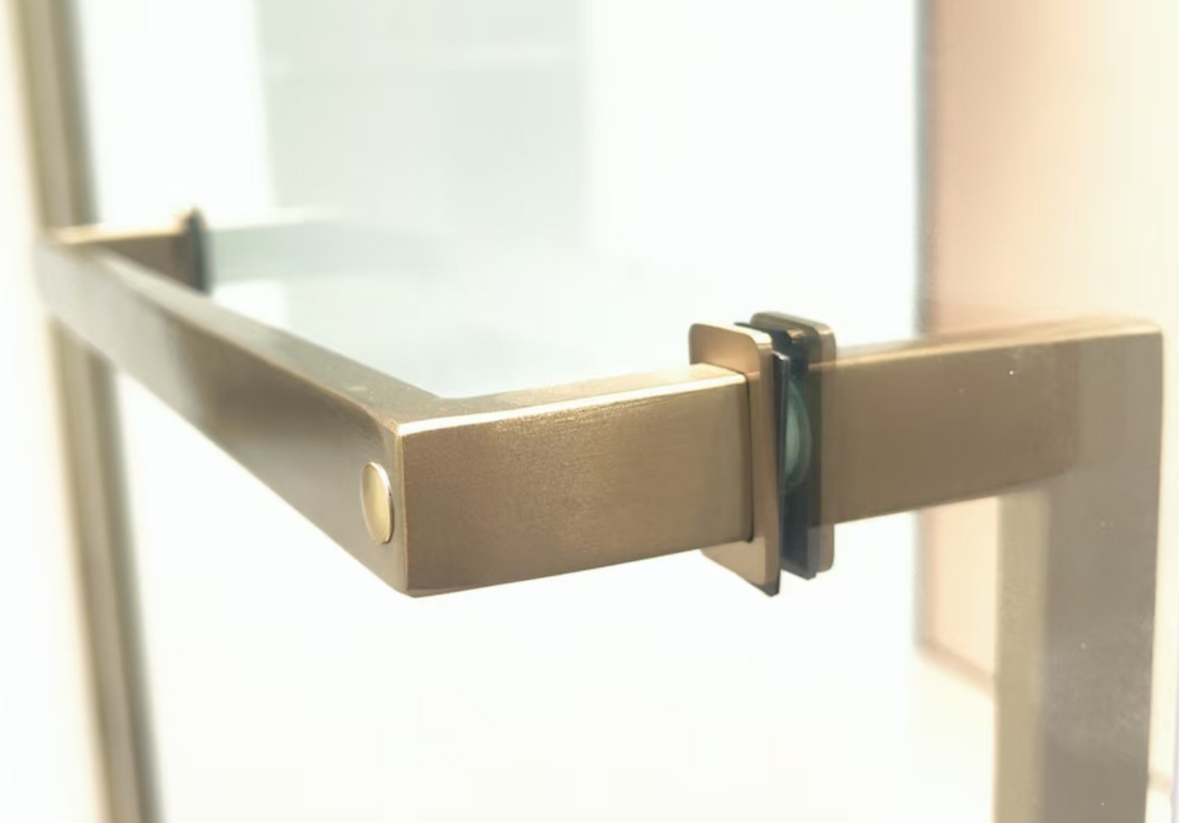 Surface Smooth Shower Glass Door Handle Erosion Resistant Universal Shower Door Handle
