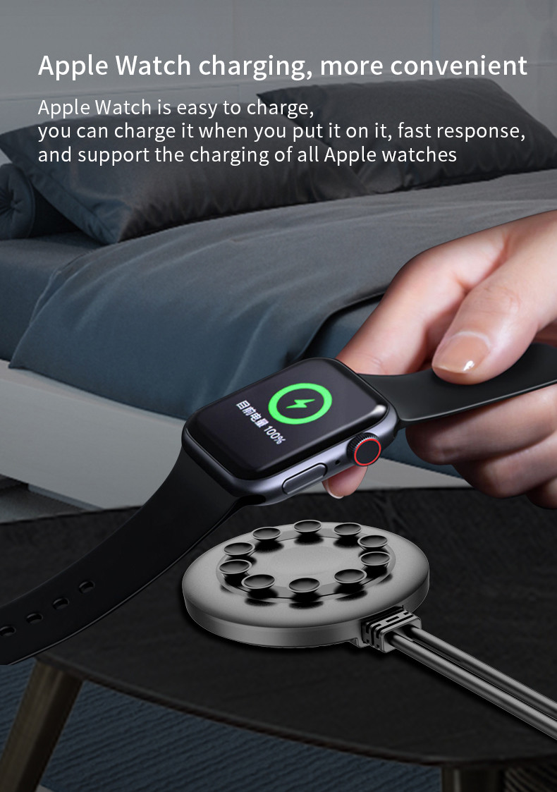 Portable Suction Cup Mini Wireless Charger Pad For Iphone 11 12 Pro Max