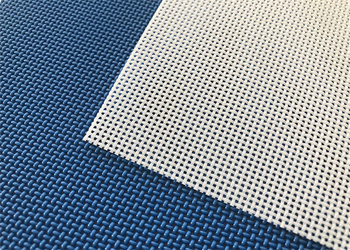 Single Layer Polyester Square Hole Mesh Belt Plain Weave For Conveyor And Dryer