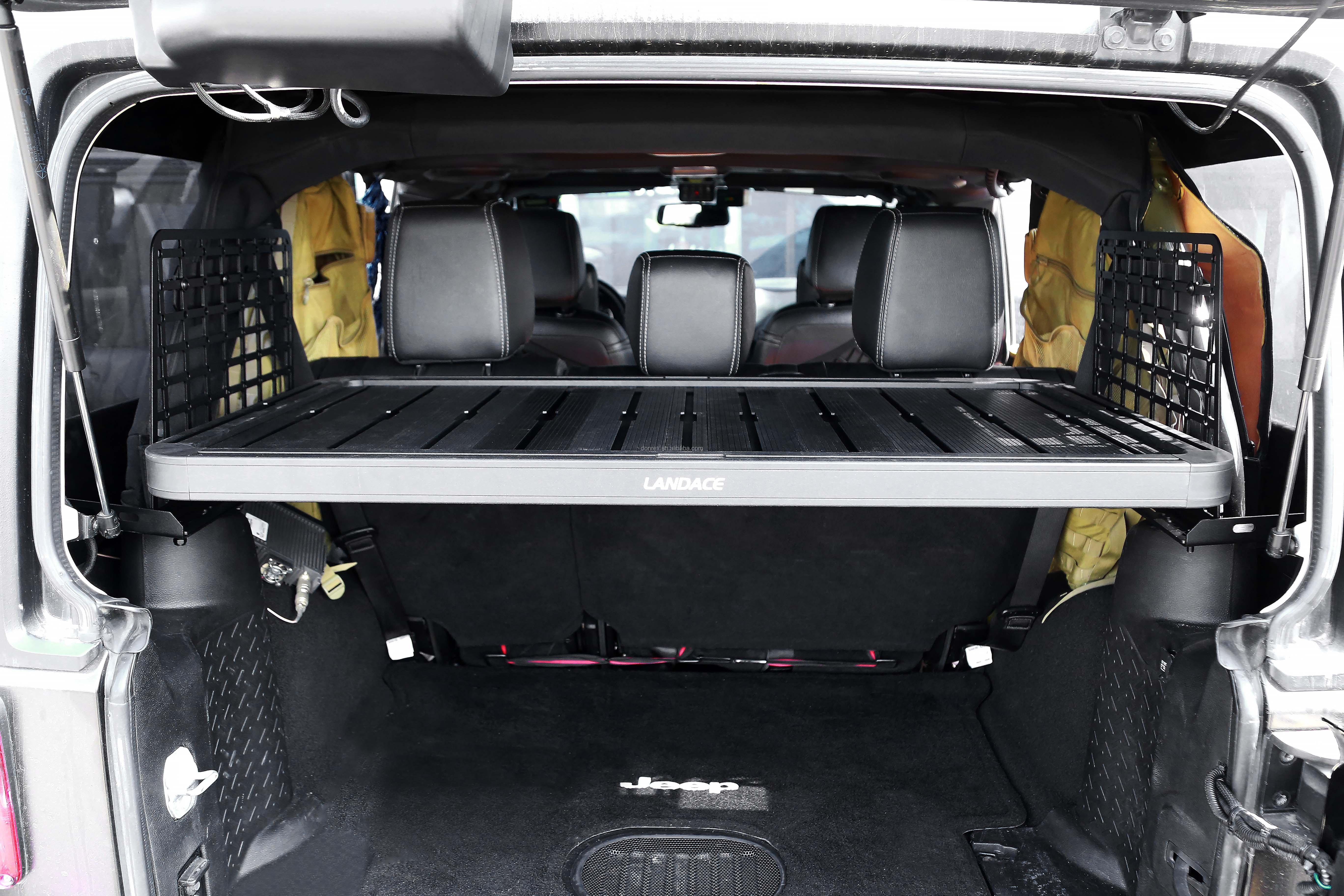 Aluminium Alloy and Carbon Steel Cargo Storage Cover for Jeep Wrangler JK Accessories