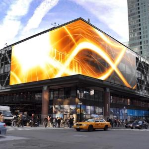 Buy cheap P8.3 LED Mesh Screen , Waterproof Curtain LED Display 7000cd product