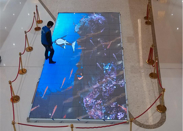 interactive Dance Floor LED Screen SMD2727 P6.25mm 25600dots/sqm Pixel Density