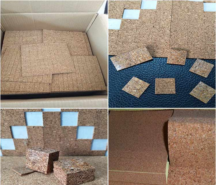 Cork block Glass Separator Spacer Protective Gasket wooden pads