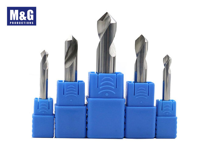 HSS , HSS Cobalt and Solid Carbide NC Spotting Drill Bits 90 Degree Point Customized Standard Length