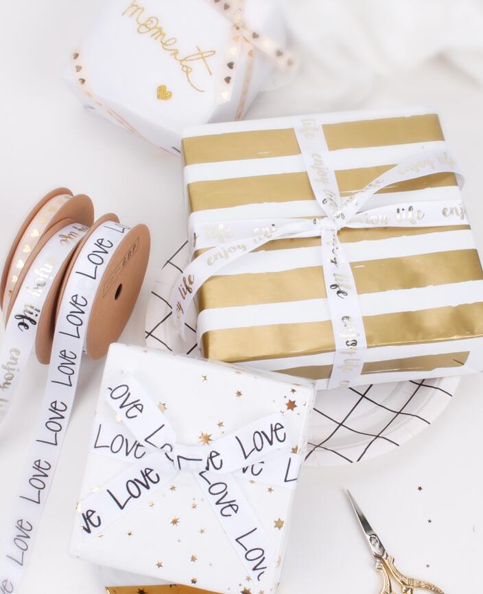 Wholesale custom 196 colors single double face plain polyester silk satin ribbons