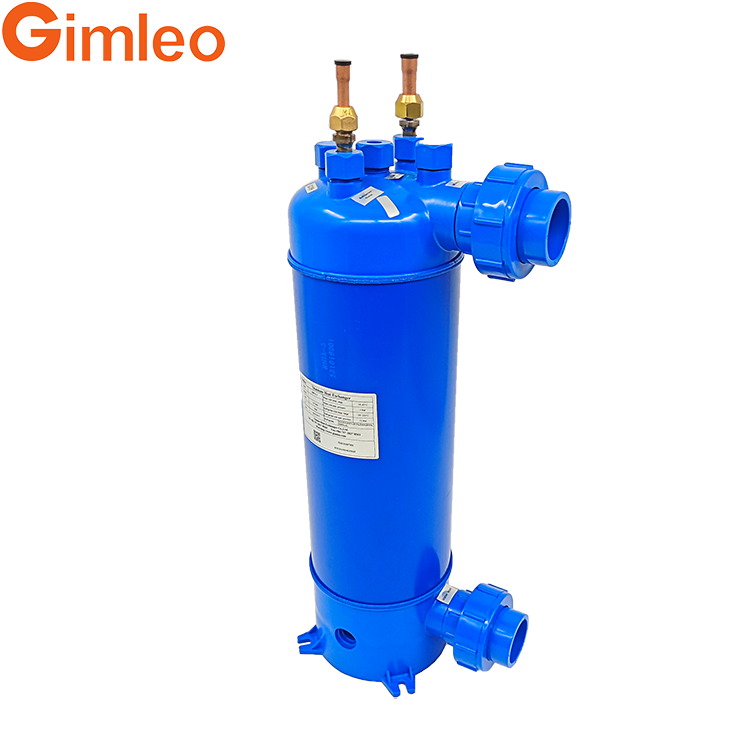 Titanium Spiral Tube Coil Heat Exchanger , Swimming Pool Heat Pump Heat Exchanger MHTA-5