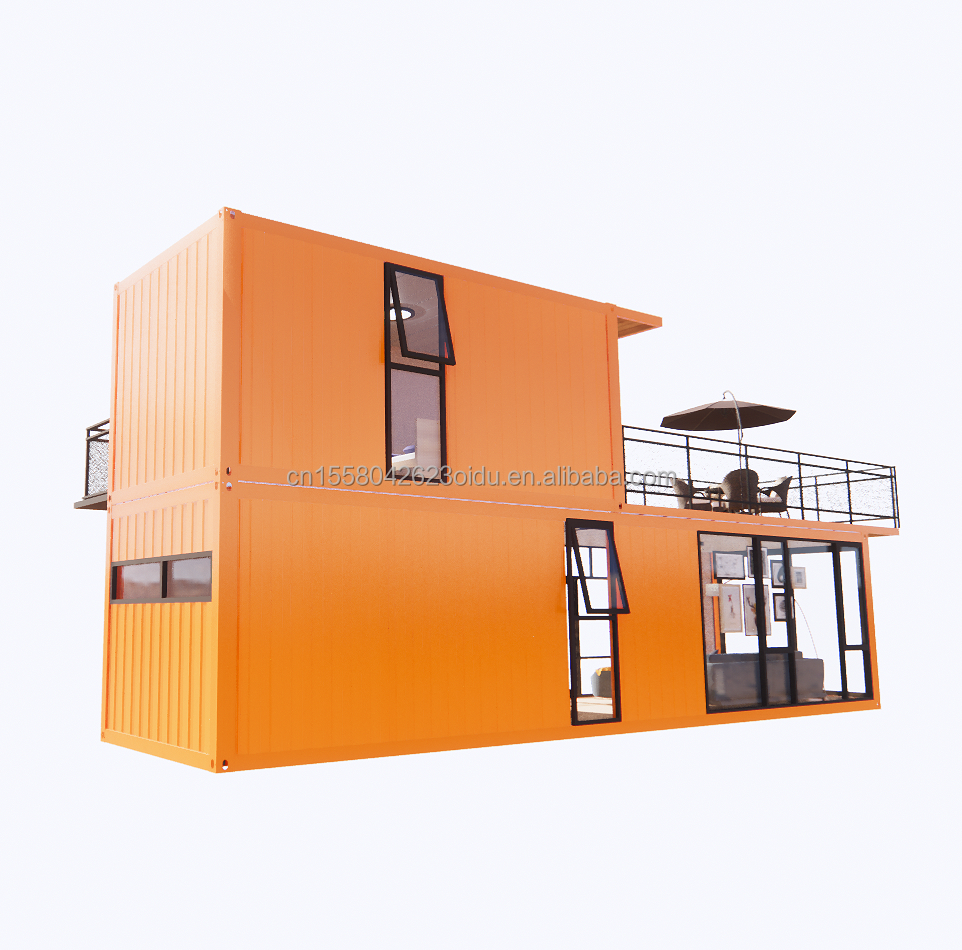 Hotel Prefab Modular Steel Container Homes Sentry Box Mobile Container House 20ft 40ft