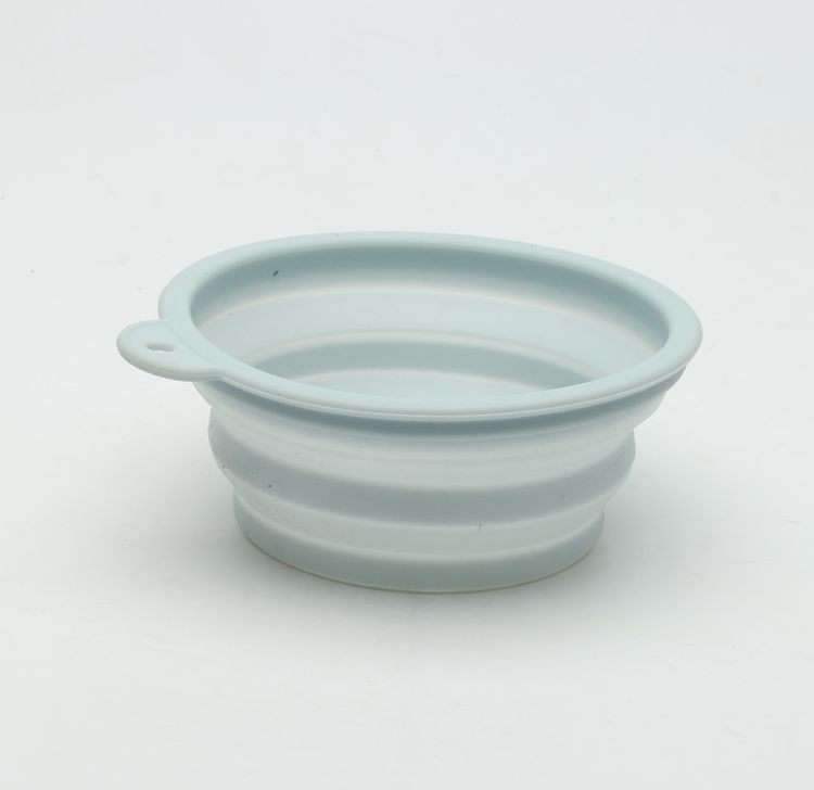 Custom Portable Collapsible Silicone Dog Water Bowl Oem Service