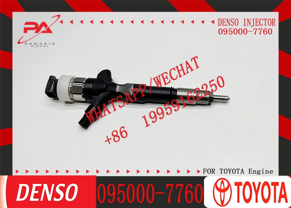 Genuine 095000-7760 095000-7761 9709500-776 23670-0L010 23670-30300 23670-39275 2kd Common Rail Injector for Toyota