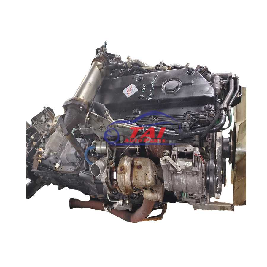 4HK1 Euro III Euro IV Isuzu Engine Spare Parts Engine Assembly With Gearbox For NPR