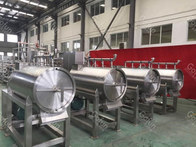 Industrial Mango Processing Line For Mango Juice Jam Stainless Steel machine 5 t/h