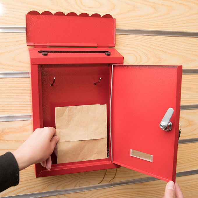 Multi Color Large Mailboxes Residential Wall Mounted Garden Waterproof Post Box