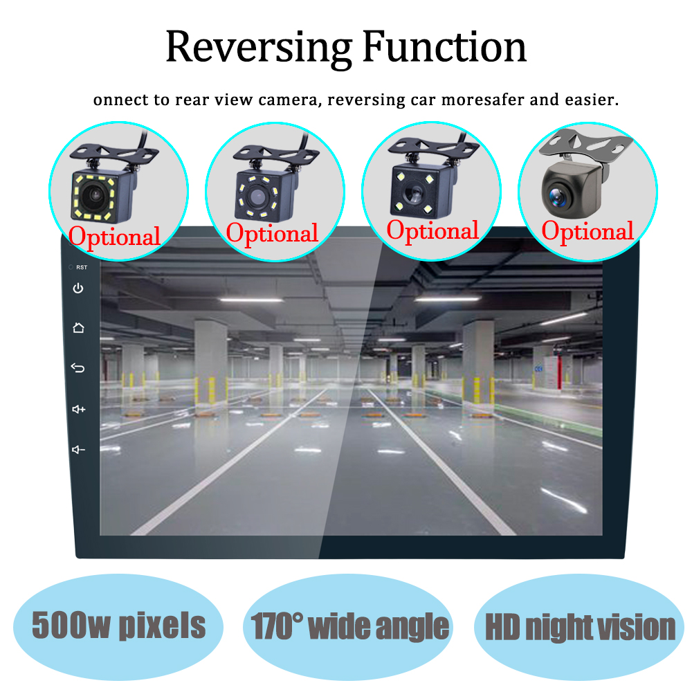 10 Inch Touch Screen Universal Car Radio with Multi Language and 2 Din Build-in Design