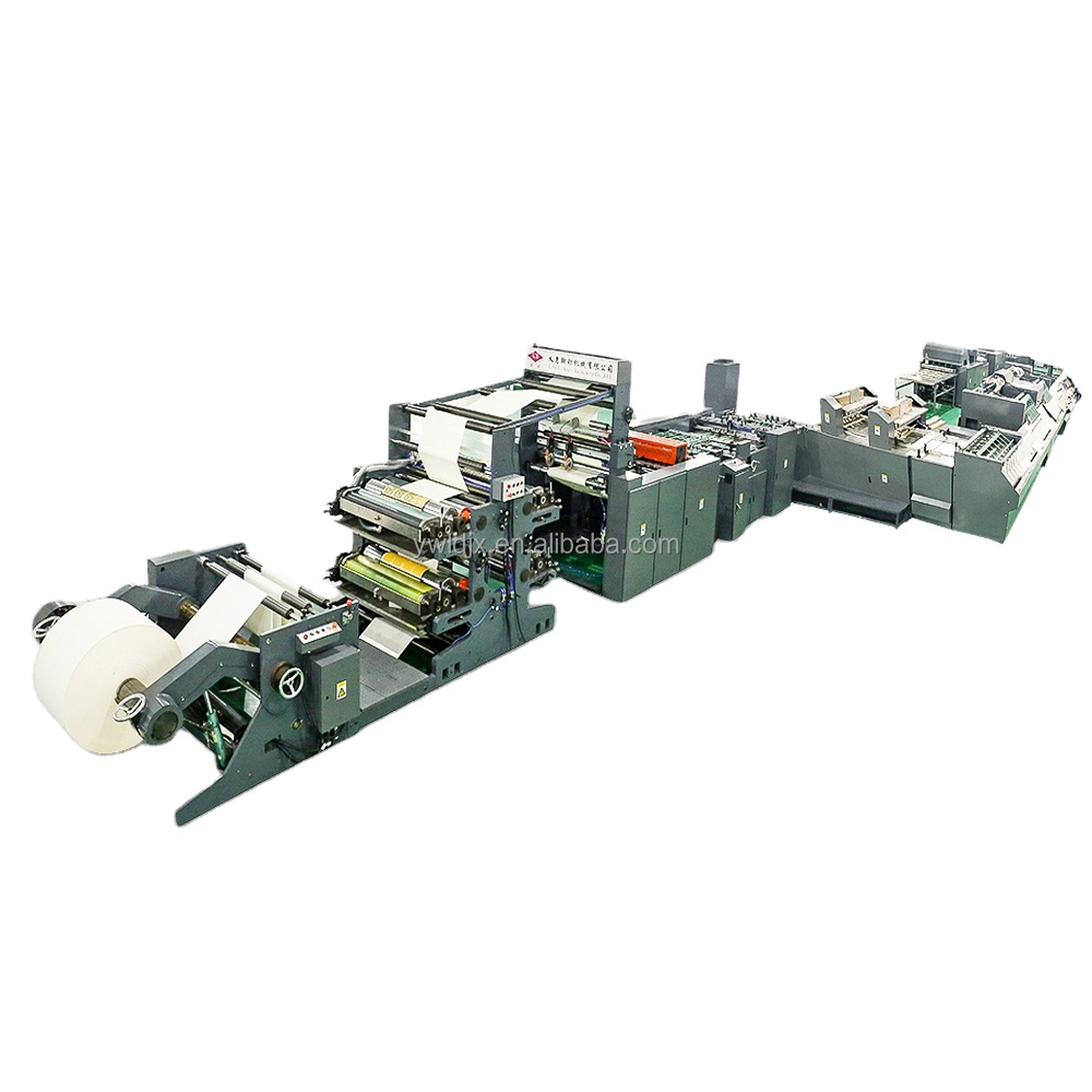 LDGNB780 Automatic Glue Taped Notebook Making Machine for A4 A5 B4 B5 A3 and More Sizes