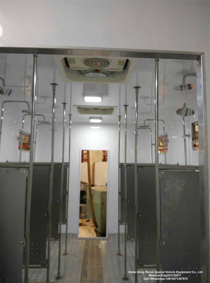 King Run Outdoor Logistics Shower Vehicle Customizing Special device: hot and cold water supply system, shower device