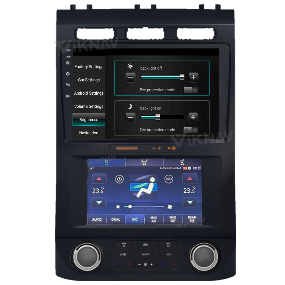 8 Core Ford F150 Android Car Radio With AC Screen Car Climate Control