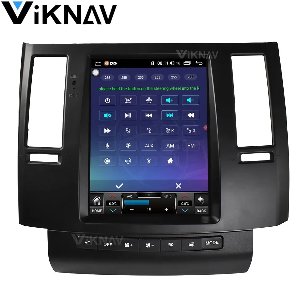 10.4 Inch Android Auto Car radio For 2003-2007 Infiniti FX35 FX45 Navigation GPS Multimedia DVD Player Wireless Carplay