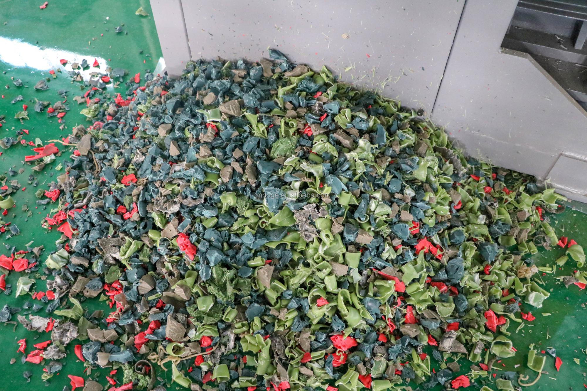 600-1500mm Plastic Shredder Machine , Aluminum Plastic Chipper Machine