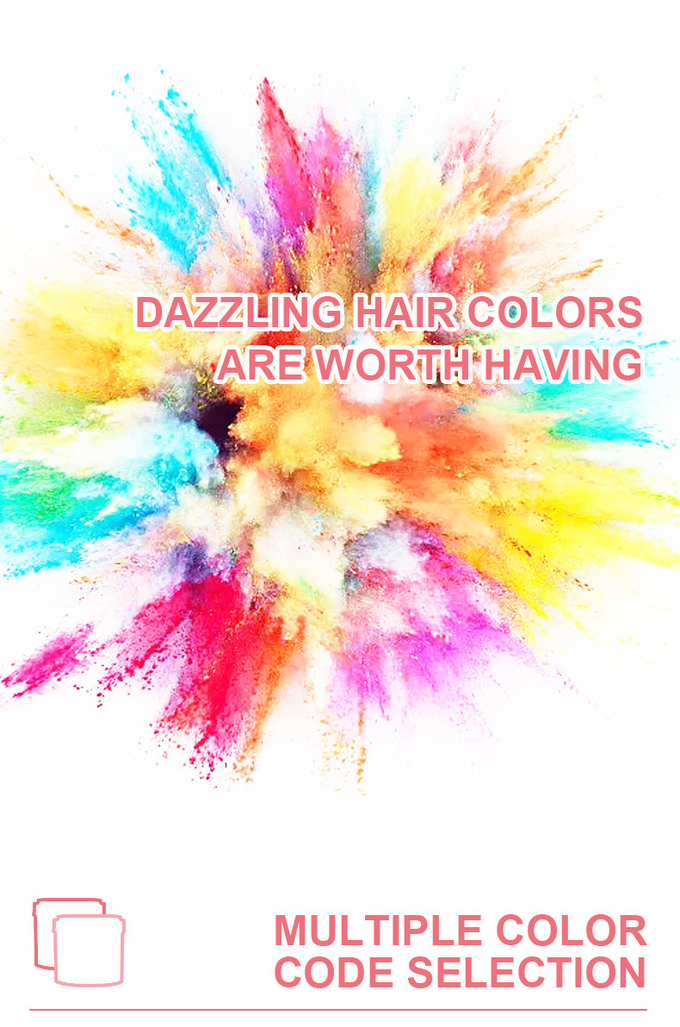 Convenient Professional Permanent Hair Color Powder 500G Ammonia Free Salon Use