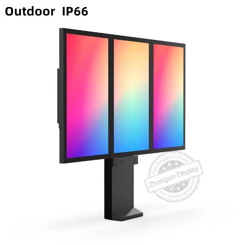 Outdoor 65'' High Refresh Rate Wireless Digital Window Display with Wide Panel Size