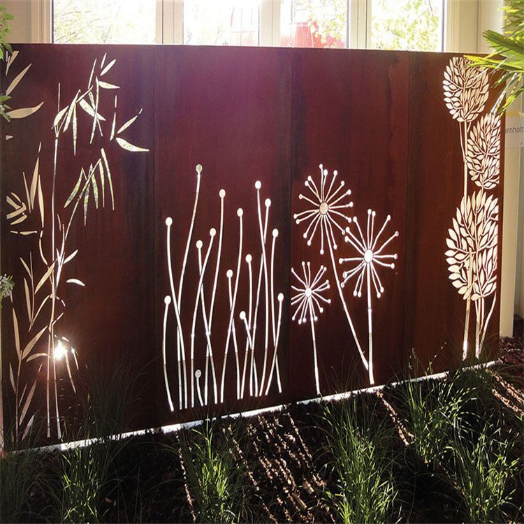 Corten Steel Screen
