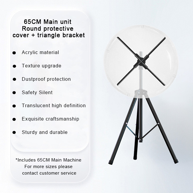 3D Holographic Holographic Advertising Fan for Entertainment Venues and Nightclubs Immersive Visual Technology