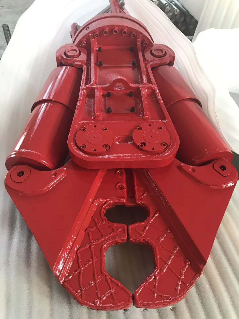 Double Cylinder Metal Excavator Scrap Shear Concrete Scrap Building Demolition