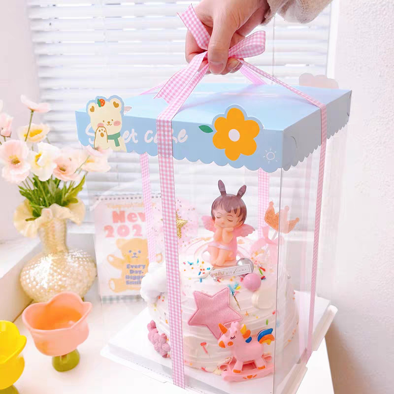 Custom Order Accepted Large Cake Boxes with Customer-Selected Paper Thickness