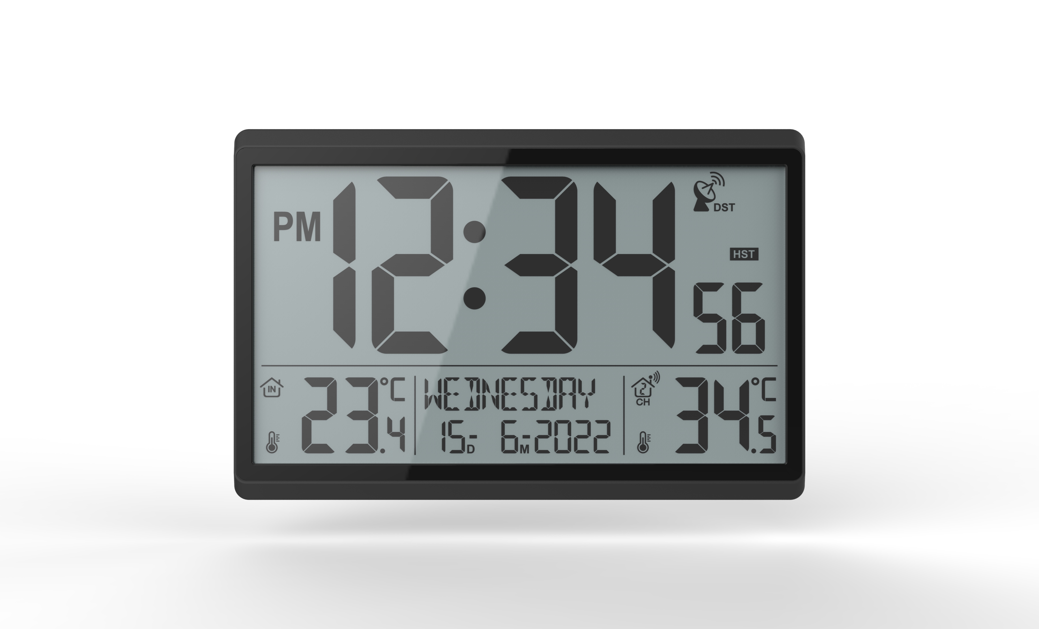 YOUTON Jumbo Wall Clock The Ultimate Digital Table Clock for Indoor Outdoor Temperature