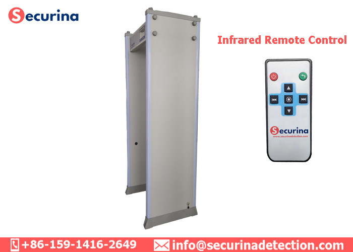 45 Zones Walk Through Security Detector Metal Detector Gate IP65 Aluminum Chassis