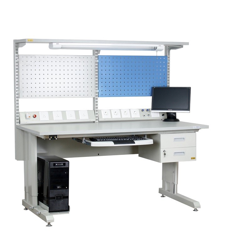 Customized ESD Workbench | Anti-Static Electrical Lab Work Table For Electronics Assembly