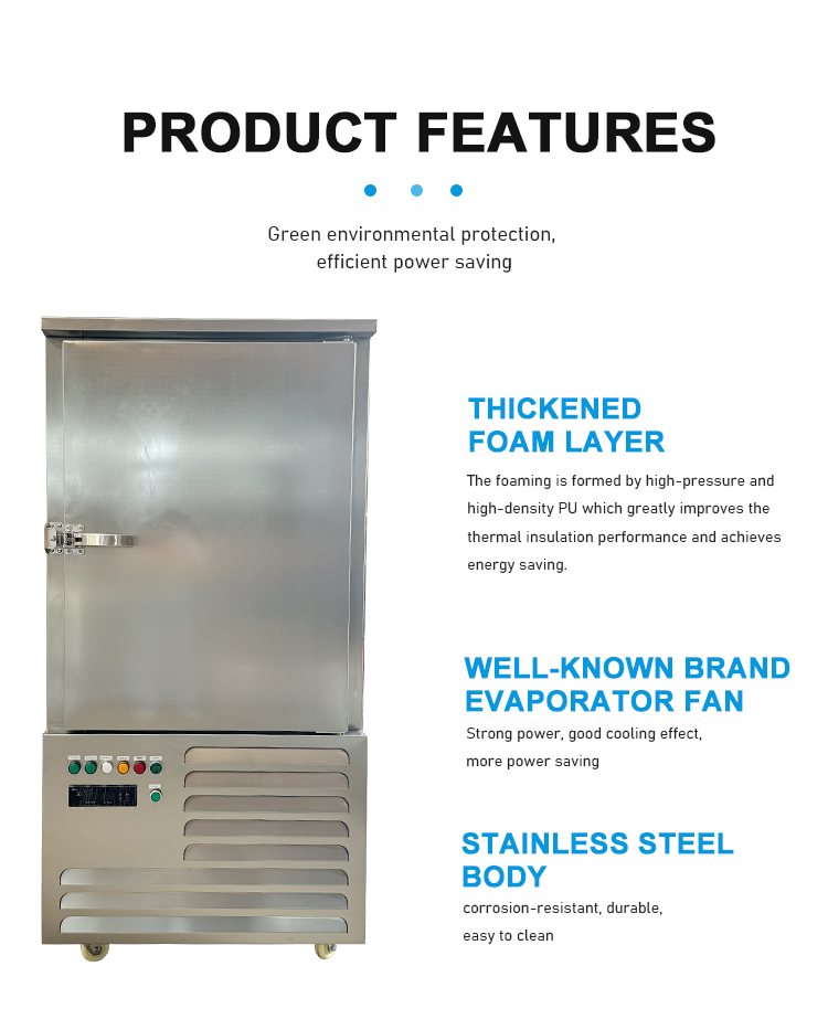 Instantly Freezing Quick Freezer Machine Strawberries Blueberries Mobile Blast Freezer