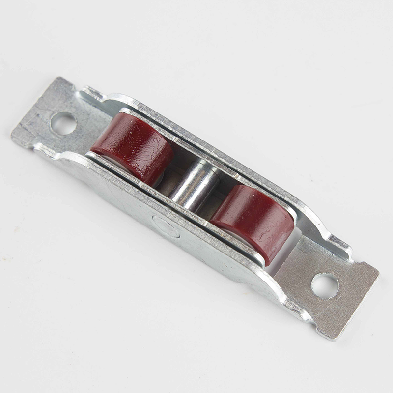 Hotel Villa Apartment Office Building 65mm Nylon Wheel UPVC Double Sliding Window Roller