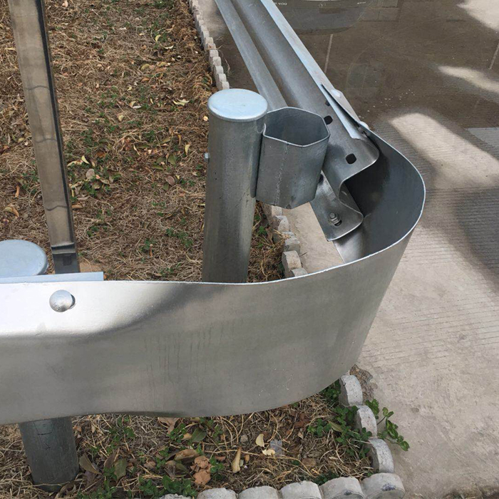 Highway Guardrail Steel Buffer End Galvanized Powder Coated Certified by ISO9001 2000