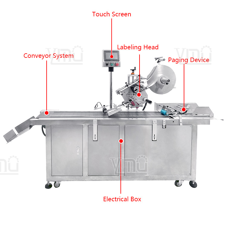 Automatic Flat Surface Label Applicator Bag Labeling Machine Plastic and Paper Label Sticker Applicator