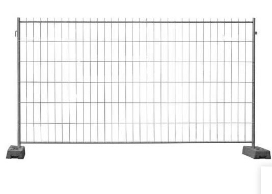 High Strength 2100x2400mm Temporary Steel Fencing For Commercial Construction