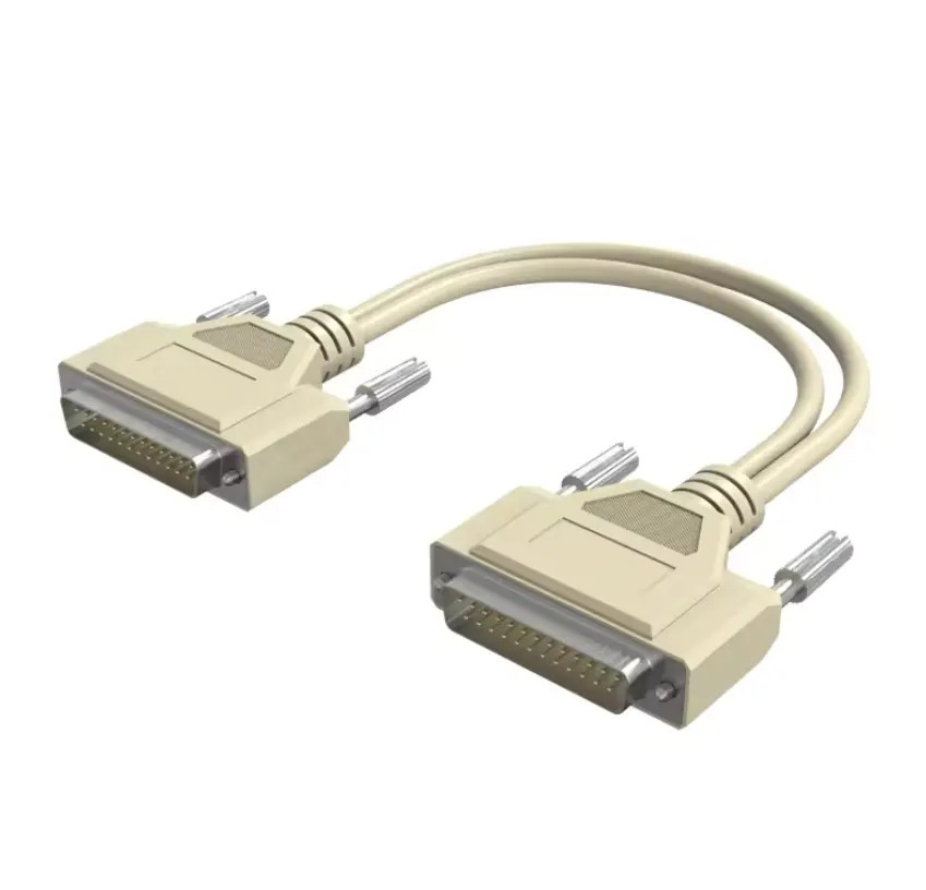 Hot Sale RS232 25-pin serial cable connects directly to the male DB25 25-pin computer expansion printer data cable